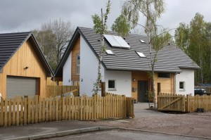 Kincraig Plot 1 side front and garage